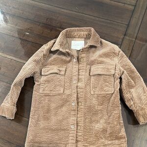 Brown Corduroy Jacket with Pockets